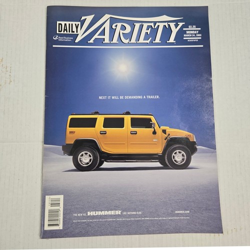 Vintage daily variety magazine - variety,