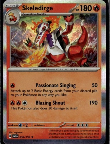 Skeledirge armarouge rare - skeledirge,