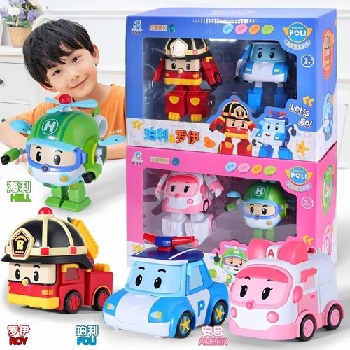 6pcs academy robocar toy - robocar,