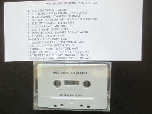 Wea promo cassette 1987 george - wea,