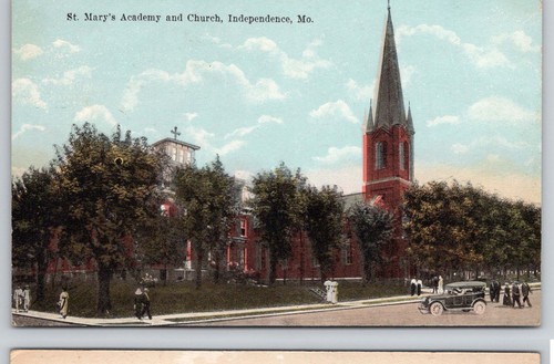 Missouri postcard independence - missouri,