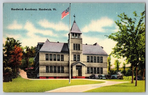 Postcard hardwick academy - postcard,