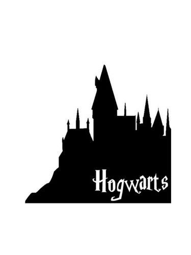 Hogwarts academy vinyl sticker - hogwarts,